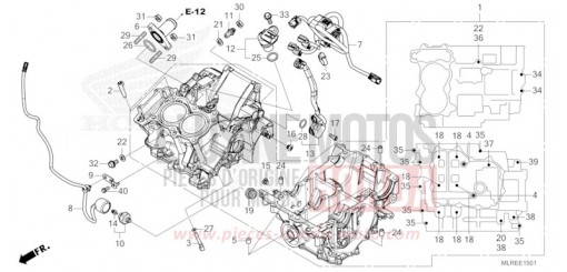 KURBELGEHAEUSE (CB500FAC) CB500FACT de 2026